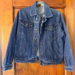 Vintage Sergio Valente Pleated Denim Jacket- Medium